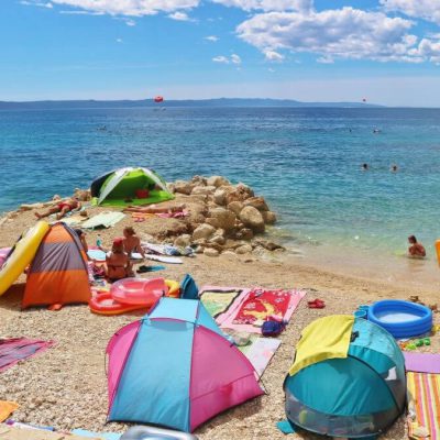 Beach in Tucepi, Makarska