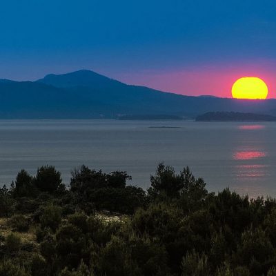 Sunset Island of Ugljan, Croatia